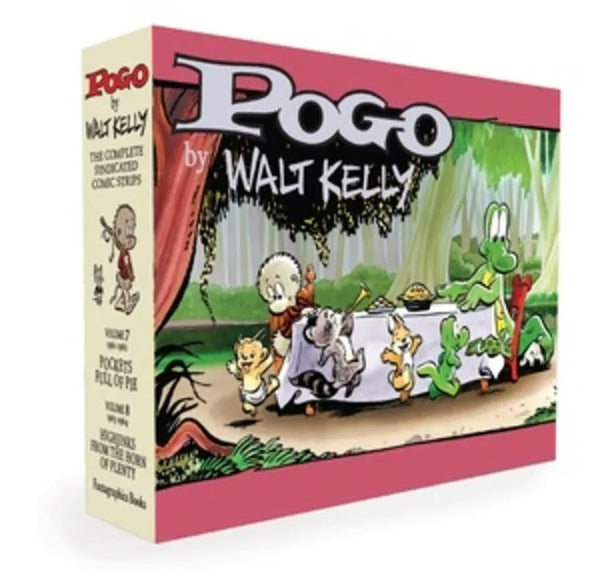 Pogo the Complete Syndicated Comic Strips Box Set: Vols. 7 & 8: Pockets Full of Pie & Hijinks from the Horn of Plenty - Hardcover