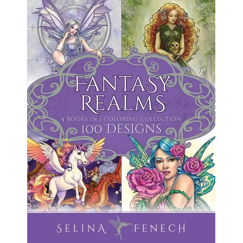 Fantasy Realms Coloring Collection: 100 Designs - Paperback