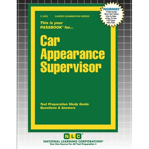 Car Appearance Supervisor - Paperback