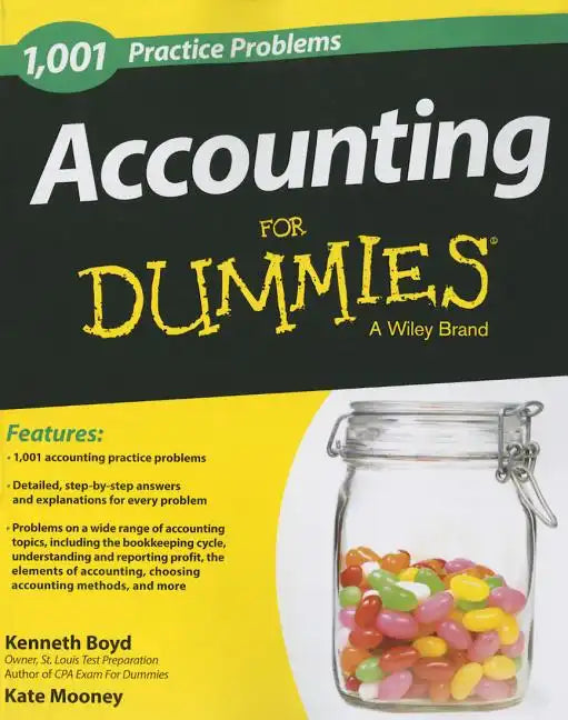 Accounting: 1,001 Practice Problems for Dummies - Paperback