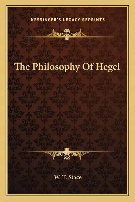 The Philosophy of Hegel - Paperback