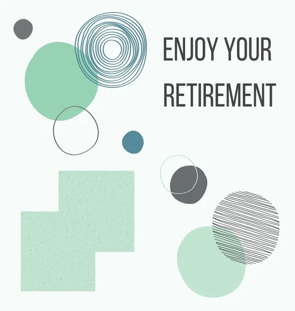 Happy Retirement Guest Book with lined pages (hardback) - Hardcover