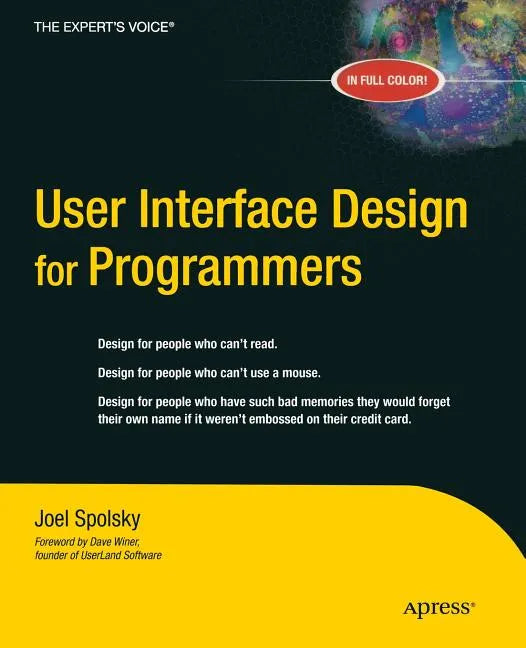 User Interface Design for Programmers - Paperback
