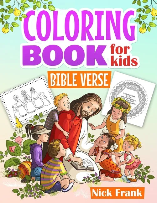 Bible Verse Coloring Books for Kids: Inspiring Verses with Animals and Figures for Children, Girls, and Boys. Activity Book Perfect Gift - Paperback