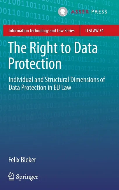 The Right to Data Protection: Individual and Structural Dimensions of Data Protection in Eu Law - Hardcover