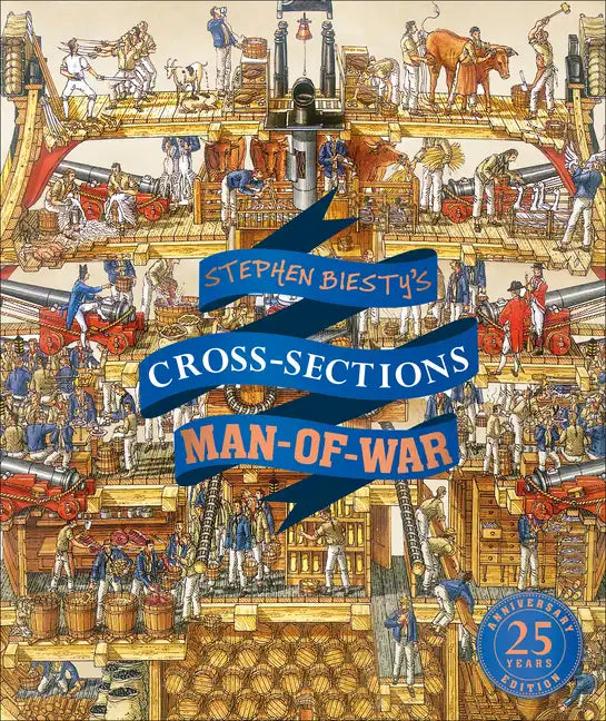 Stephen Biesty's Cross-Sections Man-Of-War - Hardcover