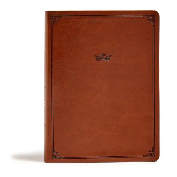 CSB Tony Evans Study Bible, British Tan Leathertouch, Indexed: Study Notes and Commentary, Articles, Videos, Easy-To-Read Font - Imitation Leather