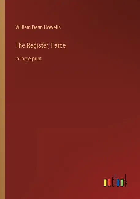The Register; Farce: in large print - Paperback