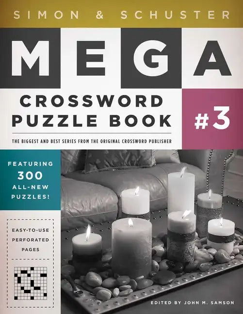 Simon & Schuster Mega Crossword Puzzle Book #3 - Paperback