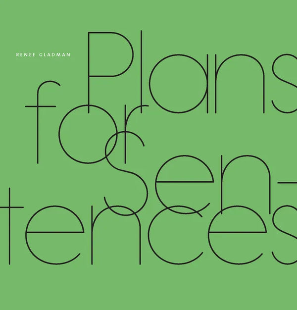 Plans for Sentences - Hardcover