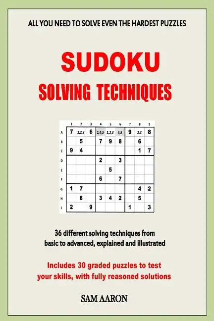 Sudoku Solving Techniques - Paperback