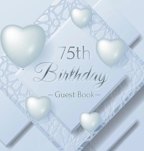 75th Birthday Guest Book: Keepsake Gift for Men and Women Turning 75 - Hardback with Funny Ice Sheet-Frozen Cover Themed Decorations & Supplies, Perso - Hardcover