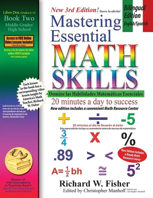 Mastering Essential Math Skills Book 2, Bilingual Edition - English/Spanish - Paperback
