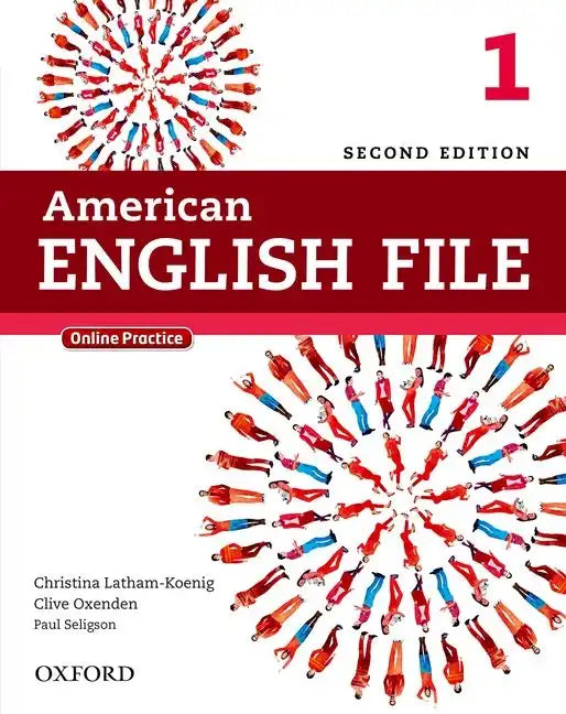 American English File Second Edition: Level 1 Student Book: With Online Practice - Hardcover