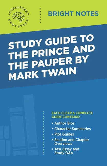 Study Guide to The Prince and the Pauper by Mark Twain - Paperback