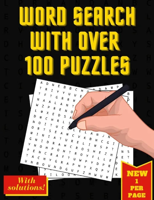 Word Search with Over 100 Puzzles: Word Search Books for Adults Large Print, Stress Reflief and Meditation - Paperback