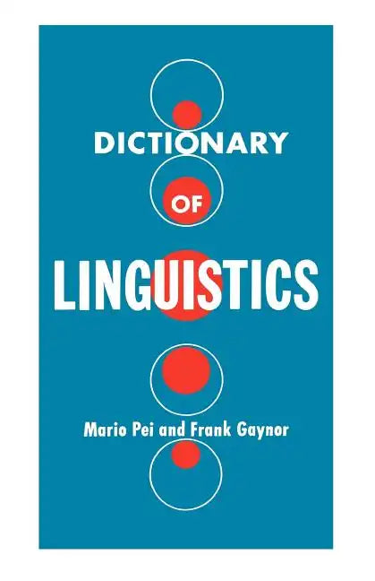 Dictionary of Linguistics - Paperback