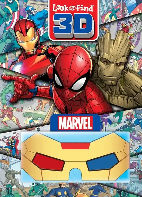 Marvel: Look and Find 3D - Hardcover