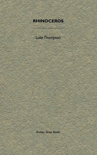 Rhinoceros - Paperback