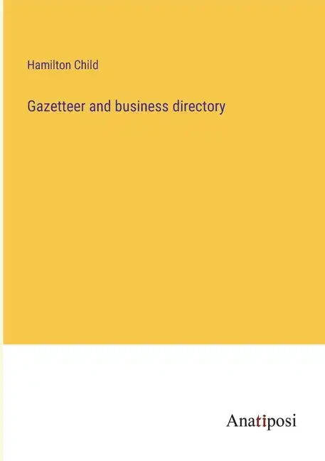 Gazetteer and business directory - Paperback