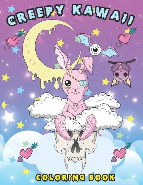 Creepy Kawaii Coloring book: Kawaii Coloring Book - Paperback