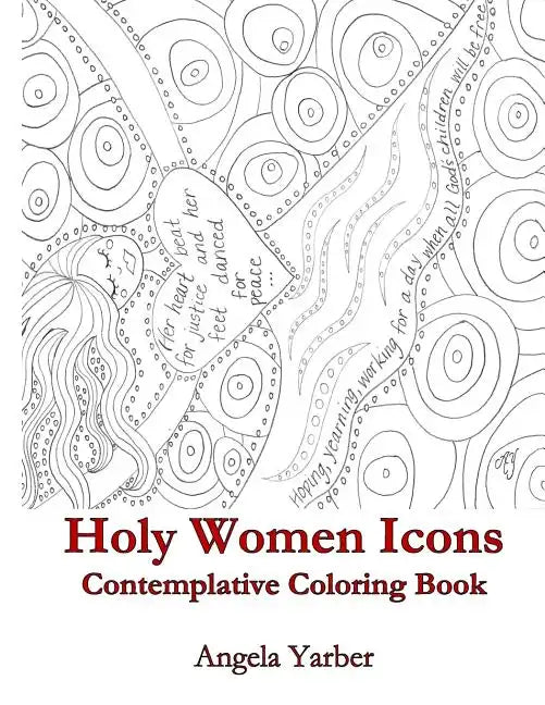 Holy Women Icons Contemplative Coloring Book - Paperback