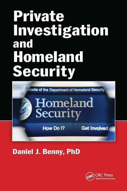 Private Investigation and Homeland Security - Paperback