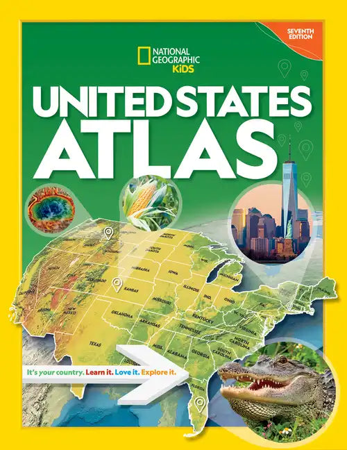 National Geographic Kids United States Atlas 7th Edition - Hardcover