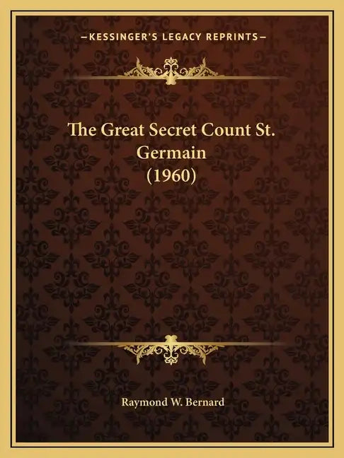 The Great Secret Count St. Germain (1960) - Paperback