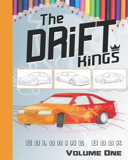 Drift Car Coloring Book: For Kids Of All Ages - Paperback