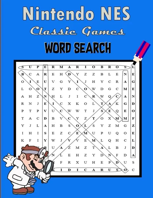 Nintendo NES Classic Games Word Search - Paperback