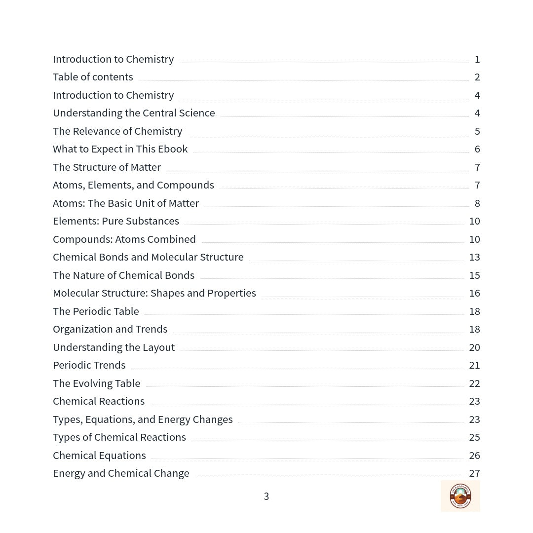 Introduction to Chemistry