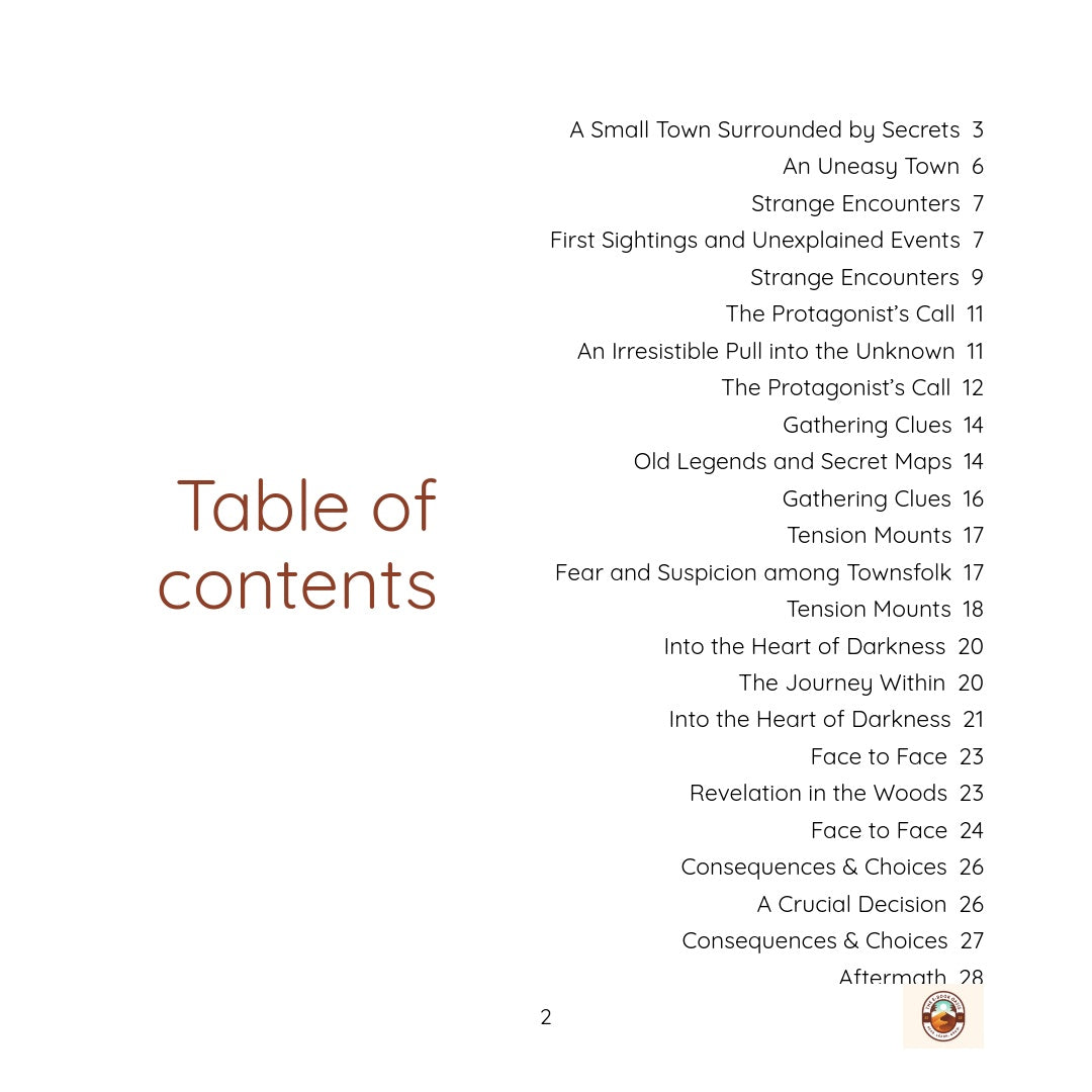 Shadows in the Woods: A Novel of Mysterious Beings in the Woods