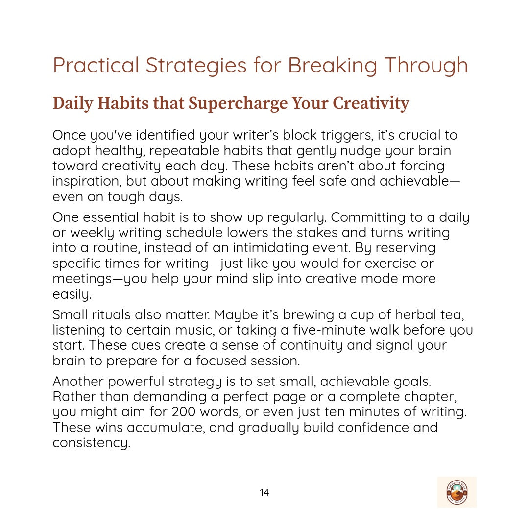 Guide to Writer's Block