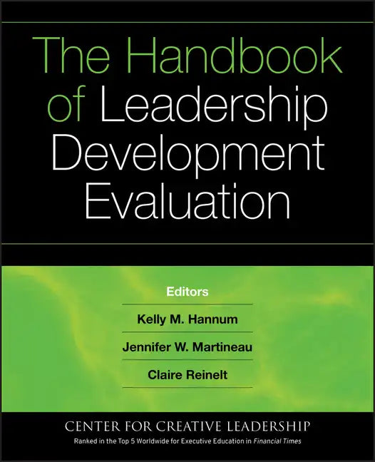 The Handbook of Leadership Development Evaluation - Hardcover