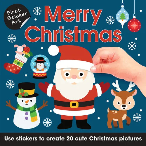First Sticker Art: Merry Christmas - Paperback