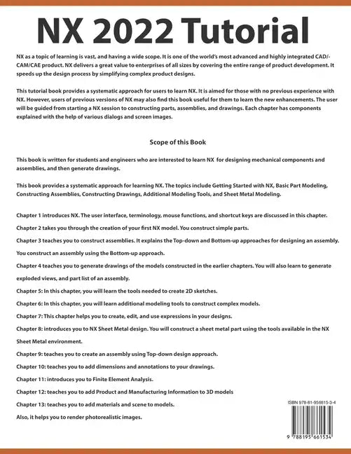 NX 2022 Tutorial (Colored) - Paperback