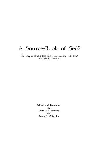 Source Book of Seid - Paperback