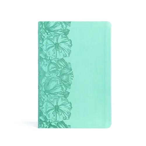 CSB Large Print Thinline Bible, Value Edition, Light Teal Leathertouch - Imitation Leather