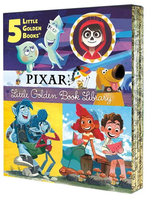 Pixar Little Golden Book Library (Disney/Pixar): Coco, Up, Onward, Soul, Luca - Hardcover