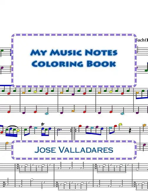 My Music Notes Coloring Book - Paperback