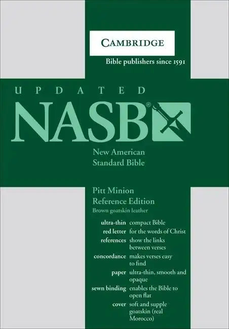 Pitt Minion Reference Bible-NASB - Leather