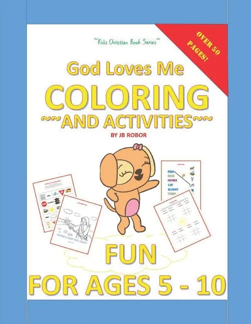 God Loves You Coloring and Activities Book - Paperback