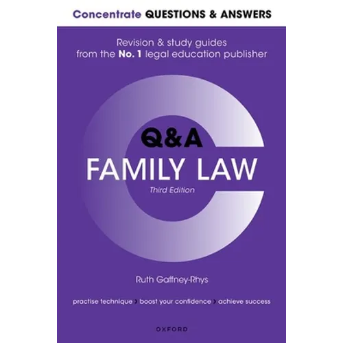 Concentrate Questions and Answers Family Law: Law Q&A Revision and Study Guide - Paperback