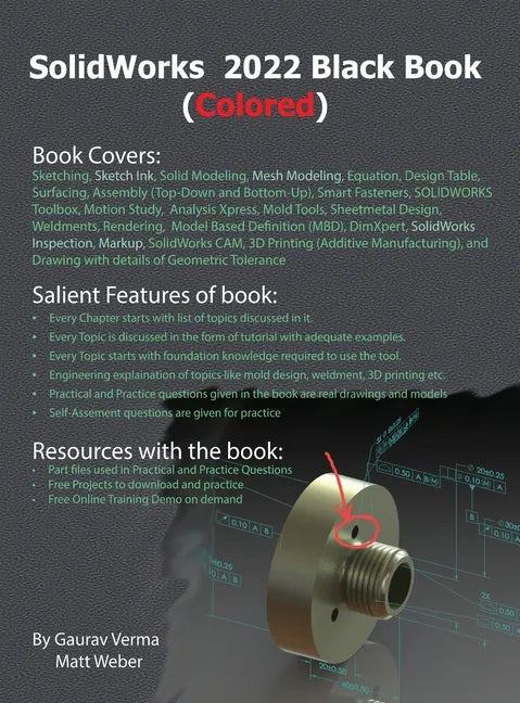 SolidWorks 2022 Black Book (Colored) - Hardcover