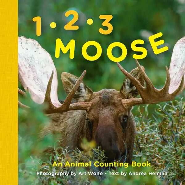1, 2, 3 Moose: An Animal Counting Book - Board Book