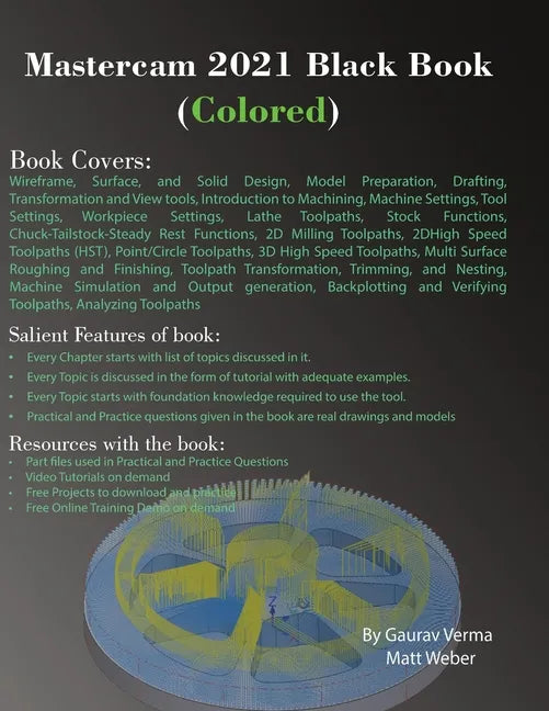 Mastercam 2021 Black Book (Colored) - Paperback