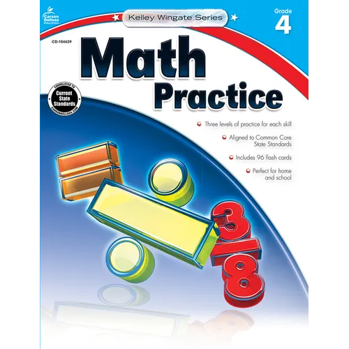 Math Practice, Fourth Grade - Paperback
