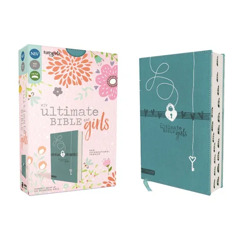 Niv, Ultimate Bible for Girls, Faithgirlz Edition, Leathersoft, Teal, Thumb Indexed Tabs - Imitation Leather