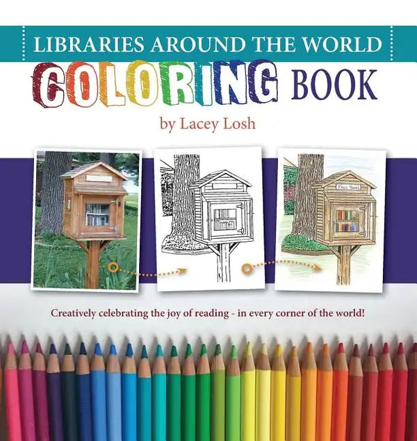 Libraries Around the World Coloring Book - Paperback